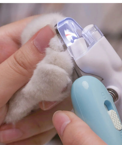 Pet Nail Clippers Dog Nail Clippers Cat nail Clippers LED Electric Nail Grinder Pet Supplies LED Light Pet Nail Clippers falirpets