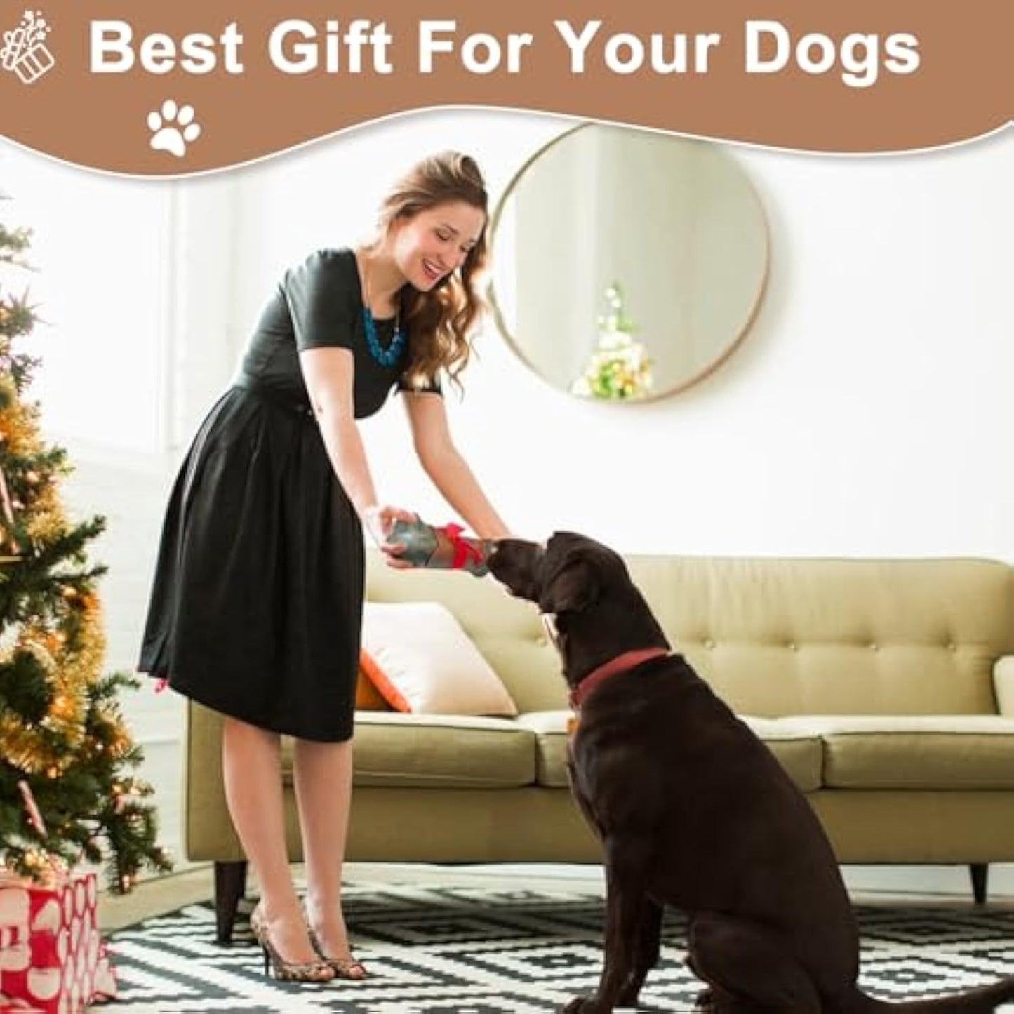 Durable Indestructible Dog Chew Toy for Large Aggressive Chewers – Bacon Flavor |flairpets