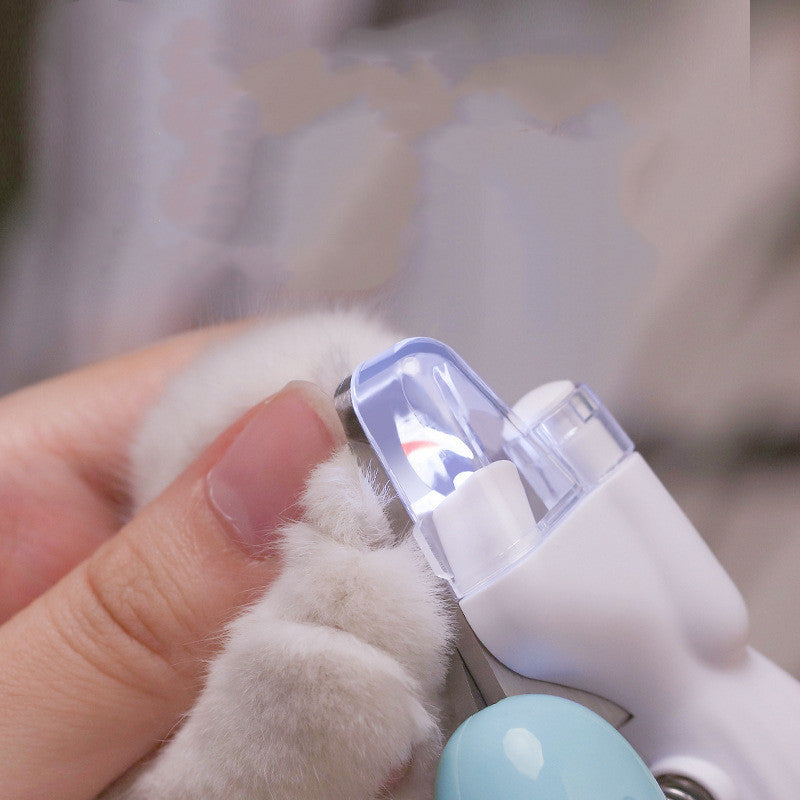 Pet Nail Clippers Dog Nail Clippers Cat nail Clippers LED Electric Nail Grinder Pet Supplies LED Light Pet Nail Clippers falirpets