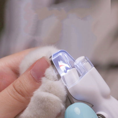 Pet Nail Clippers Dog Nail Clippers Cat nail Clippers LED Electric Nail Grinder Pet Supplies LED Light Pet Nail Clippers falirpets