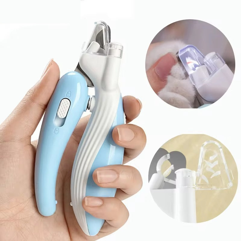 Pet Nail Clippers Dog Nail Clippers Cat nail Clippers LED Electric Nail Grinder Pet Supplies LED Light Pet Nail Clippers falirpets